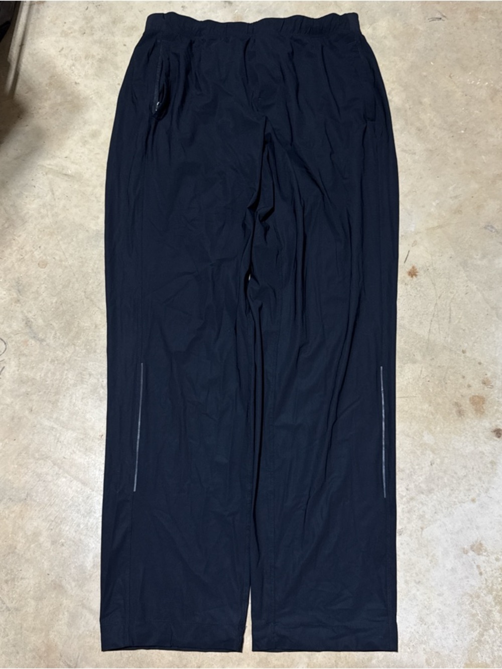 Lululemon Pants Joggers Mens Large Black Elastic Waist Reflective Athletic